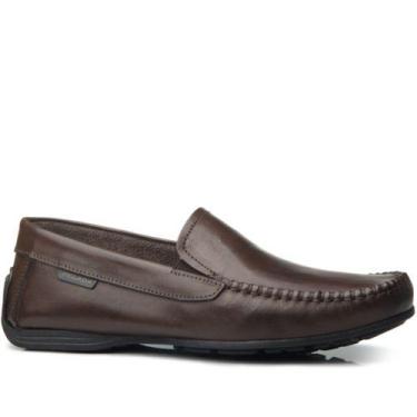 Imagem de Sapato Mocassim Pegada Masculino em Couro 140773 Preto, 39