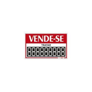 Imagem de Placa - vende-se / em ps 30 x 20cm emplac br