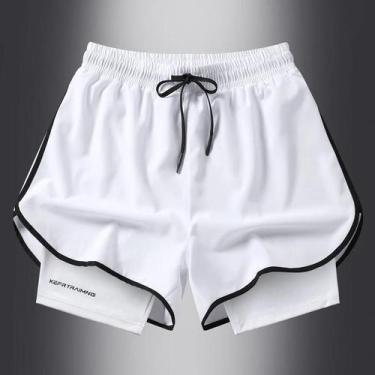 Imagem de Shorts De Treino Unissex De Secagem Rápida Para Corrida, Esportes De V
