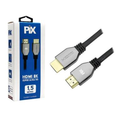 Imagem de Kit 20 Cabos HDMI 2.1 8K HDR 1.5M 30AWG Ultra HD 0182121 - PIX