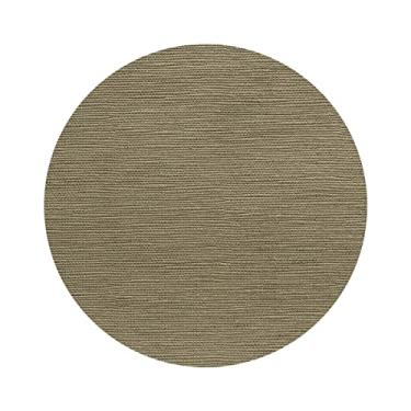 Imagem de 4 Jogo Americano Redondo Juta Bege - Impermeável Pvc