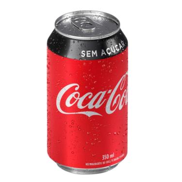 Imagem de Refrigerante Coca Cola Zero Lata 350ml