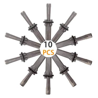 Imagem de 10 pacotes de calços de cunha e penas resistentes, abafador de 1,58 cm, plugue Shim e anabela de pedras de concreto divisor de mão