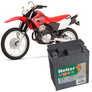 Imagem de Bateria Moto Xr 250 Tornado Heliar HTZ7L PowerSports Selada 6Ah 12V