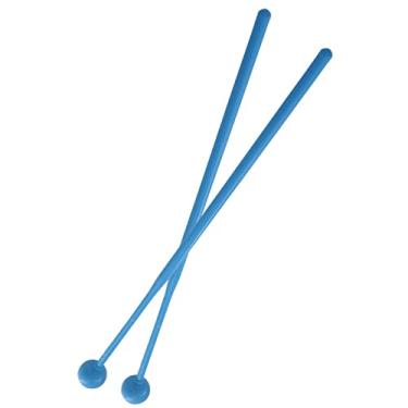Imagem de UGPLM Baquetas de percussão de madeira para glockenspiel, xilofone, carrilhão, de madeira e, 12 polegadas de comprimento, Azul