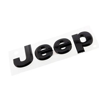 Imagem de Mopar Decalque de placa de identificação Jeep Wrangler 2014 com emblema frontal ou traseiro