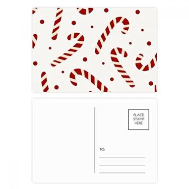 Imagem de Conjunto de cartões postais para festivais de repetição de muleta de Natal, cartão de felicitações de aniversário