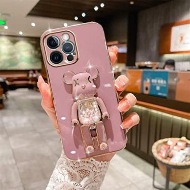 Imagem de Candy Bead Bear Holder Bracelet Strap Phone Case For iphone 14 12 Pro Max Mini 11 13 Pro X XS XR 6 S 7 8 Plus SE Plating Cover, 2, For 7 Or 8 Or SE 2020