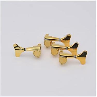 Imagem de Cravelhas De Afinação 1 Conjunto 4/5/6 Cordas Para Baixo Elétrico Cabeças Afinadores Ouro,R3 L1,Pleasant63
