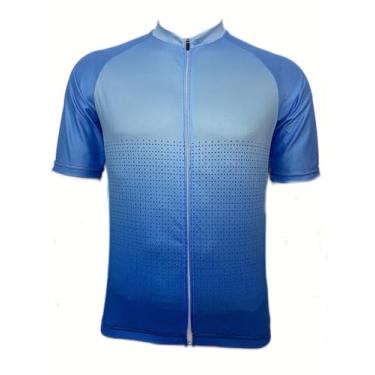 Imagem de Camiseta masculina Downhill Jersey Mountain Bike Ciclismo Proteção Solar Corrida Zíper Completo Secagem Rápida com 3 Bolsos Traseiros, 0092, XXG