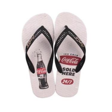 Imagem de Chinelo Coca-Cola Shoes Conyers Masculino Adulto - Ref CC3847 - Tam 34/44-Masculino