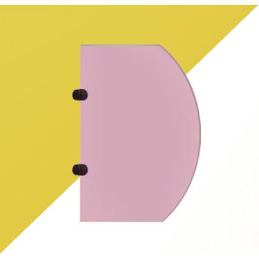 Imagem de Divisória de mictório montada na parede, divisória de mictório de desenho animado infantil, defletor de mictório de privacidade, divisória de banheiro com tela de mictório, para escolas/jard