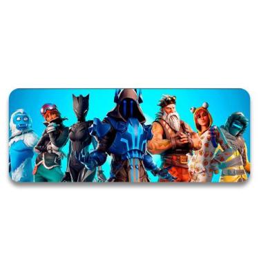 Imagem de Mouse Pad Gamer Fortnite Skins 2 - EMPIRE GAMER, 70cm x 35cm