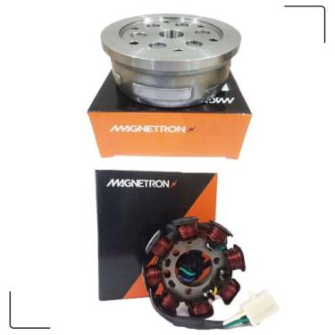 Imagem de Volante e Estator com Bobina de Pulso Cg 150 Titan Esd / Cg 150 Sport 