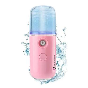 Imagem de Mini Vaporizador Facial Maquiagem Cílios Limpeza Portátil Gb - Garota 