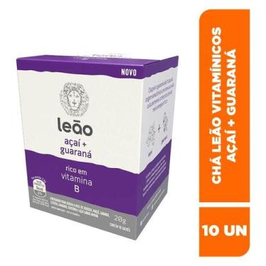 Imagem de Chá Vitaminico Leão Açaí + Guaraná 10 Sachês 20g