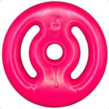 Imagem de Anilha Emborrachada 4 Kg - Rosa - 2M FITNESS