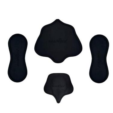 Imagem de Kit Placa Tala Cirurgica Anatomicas Premium PR Modelleskin, Preto, Tam