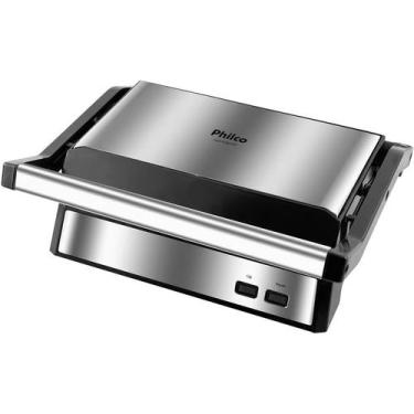 Imagem de Grill e Sanduicheira PGR21PI Maxx Clean Philco 2 em 1 Antiaderente 100