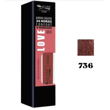 Imagem de Batom Líquido 24H Confort Max Love Efeito Matte Hidrat 736 - Online