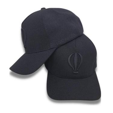 Imagem de Boné Americano Premium Preto - Live the Life, Único, Preto