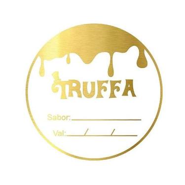 Imagem de Adesivo "Truffa Wonka com Validade" - Ref.2008 - Hot Stamping - Dourad