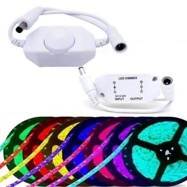 Imagem de Controlador Dimmer Interruptor Botão Liga Desliga Para Fita Iluminação