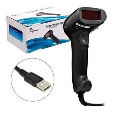 Imagem de Leitor de código de barras com fio usb led 1d kp-1026 - KNUP