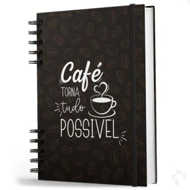 Imagem de Caderno De Anotações Com Capa Dura Coleção Frases Coffe - NISTI PRINT