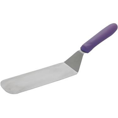 Imagem de Winco Espátula/espátula de chapa de 20 cm x 7,6 cm para hambúrgueres, bifes e mais, roxo