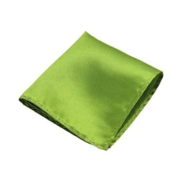 Imagem de Lenço de Bolso Masculino Vintage - Quadrado, Sólido e para Padrinhos d