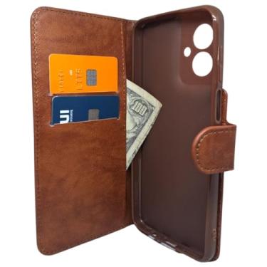 Imagem de Capa Carteira para Motorola G55 Marrom