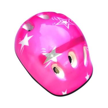 Imagem de Pegciuho Capacete de ciclismo infantil patins de patins Capacete de bicicleta de bicicleta para atividades ao ar livre, Rosa
