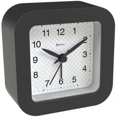 Imagem de Despertador Quartz Herweg Ref: 2655-034 Preto Quadrado