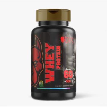 Imagem de Whey protein 500mg (60 cápsulas) +caps, 1 Unidade R$ 42,90