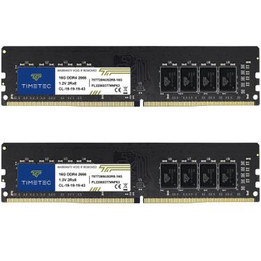 Imagem de Memória ram Timetec 32GB kit (2x16GB) Desktop DDR4 2666MHz