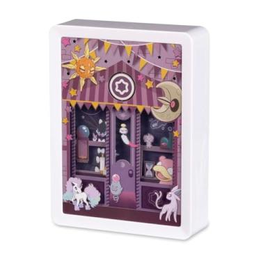 Imagem de Pokémon Center: Caixa de luz de papel com detalhes em casa Pokémon tipo psíquico