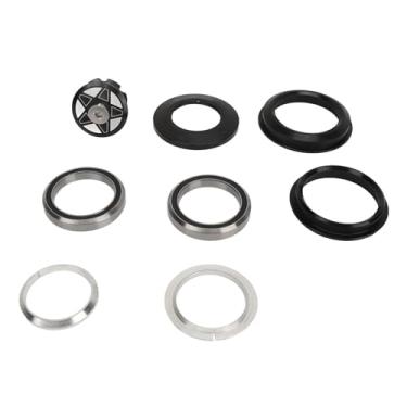 Imagem de Bicicleta Frente Fork Bowl Set Alumínio Alumínio Impermeável Bicicleta Patacer de fone de ouvido para 44 5,6mm de tubo de cabeça cônica