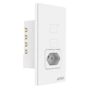 Imagem de Interruptor Inteligente Wi-fi Com Tomada Alexa 10a Bivolt - Aitek