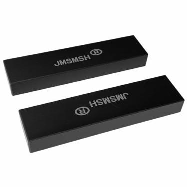Imagem de JMSMSH Arbor Press Bigorna BARS Placas 1/5.1 cm X 2.5 cm X 10.2 cm Par Combinado