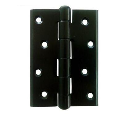 Imagem de Dobradiça Porta Portões Alumínio 100x70 Preto - 3 Pçs - KMP