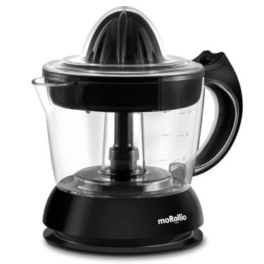 Imagem de moRollio Espremedor Elétrico De Frutas Cítricas, Espremedor De Laranja Compacto E Compacto, 24 Oz, Controle De Polpa Ajustável, Para Laranjas, Toranjas, Limões E Limas