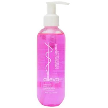 Imagem de Sabonete Líquido Corporal Rose Essence - Alleva - 200ml - Hidratante, Perfume Intenso de Rosa, Espuma Cremosa