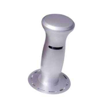 Imagem de IEUDNS Tamper de café expresso, tamper manual com mola, portátil, 58 mm, aço inoxidável, ferramenta para baristas, para máquina de café expresso, Prata