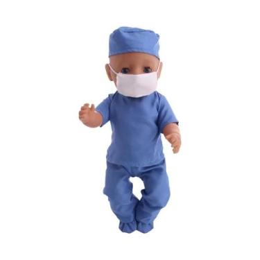 Imagem de Roupas De Boneca Fofa Vestido Uniforme Para Boneca De 43cm 18 Polegada