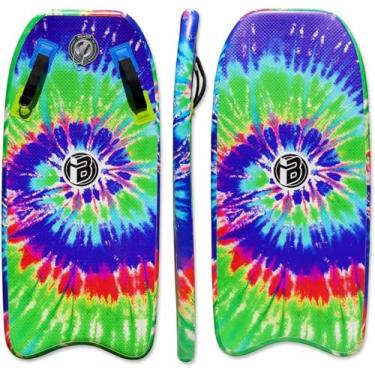 Imagem de iBoard Prancha De Surfe Inflável Portátil Com Tecnologia Costura Martelo, Armazenamento, Bodyboard Super Dobrável 48 Polegadas, Pressão Máxima Inflação 15 Psi