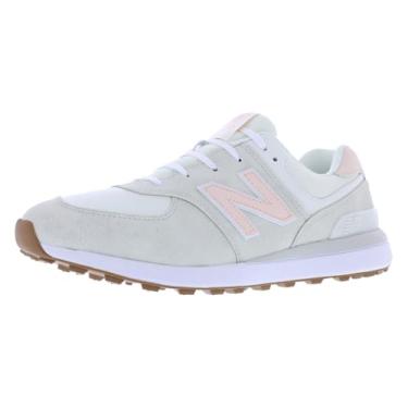 Imagem de New Balance Tênis de golfe feminino 574 Greens V2, Pomba/rosa, 39