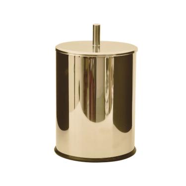 Imagem de Lixeira Dourada Com Tampa