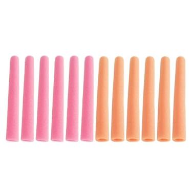 Imagem de KiBcsLic 12 peças capas protetoras para postes de trampolim acessórios para trampolim infantil para ambientes internos e externos, Rosa Laranja