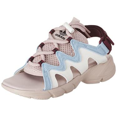 Imagem de adidas Originals Sandálias Esportivas Astir Femininas, Wonder Taupe/Off White/Shadow Red, 7